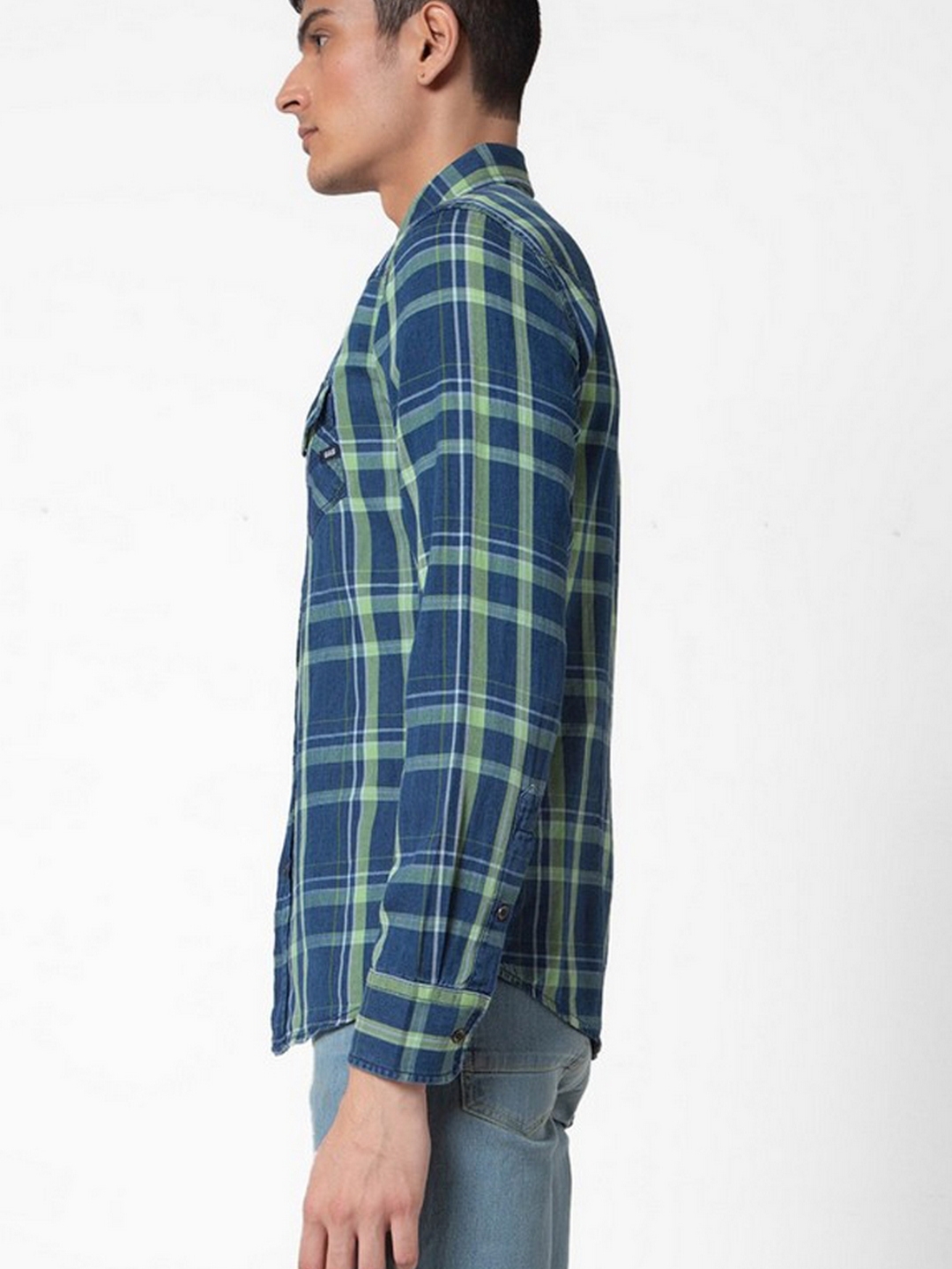 Kant Checked Shirt with Flap Pockets