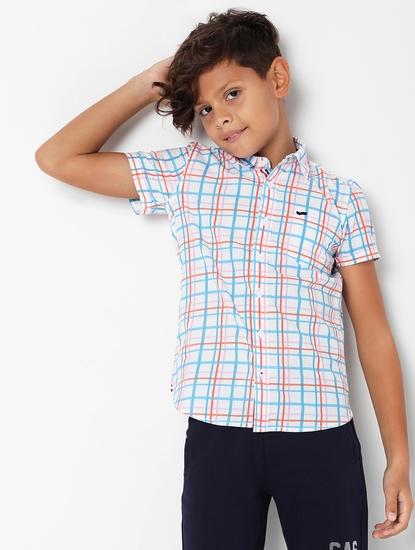 Lanzo Jr Checks Cotton Shirt