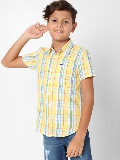 Bruno Jr Uni Checked Cotton Shirt