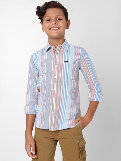 Lanzo Jr Micro Stripe Shirt