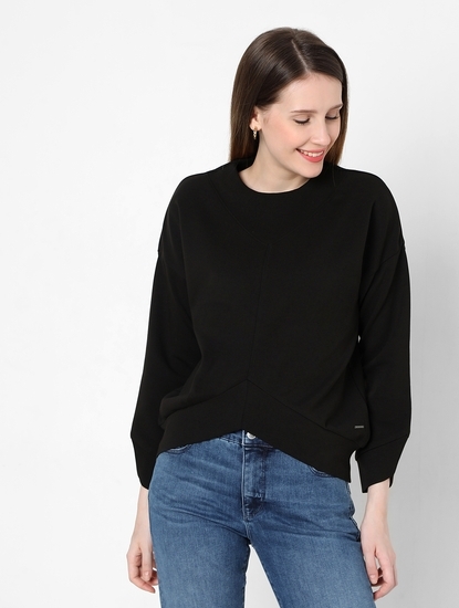 Alexis Sweatshirt with Back-Zip Closure