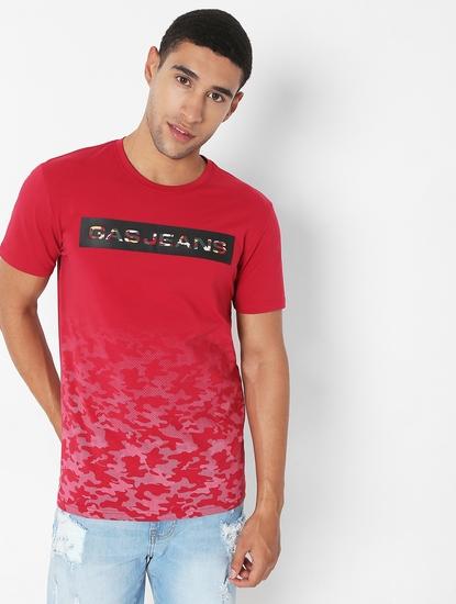 Scuba Ombre-Camo Slim Fit Crew-Neck T-shirt