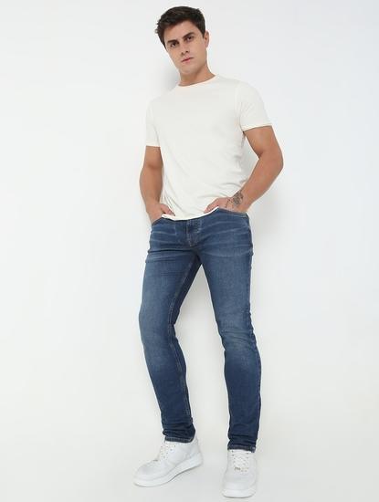 Albert Slim Fit Solid Denim