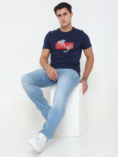 Albert Slim Fit Solid Denim