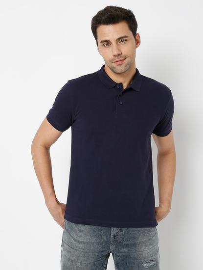 Ralph Basic Navy Polo T-shirt