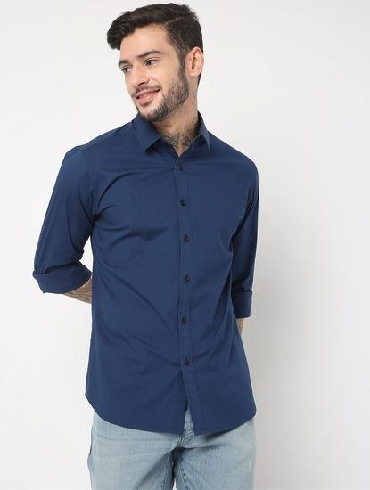 Regular Fit Full Sleeve Solid Shirts