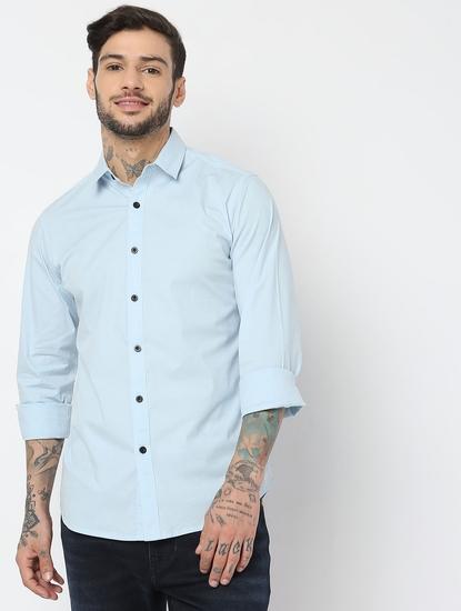 Regular Fit Full Sleeve Solid Shirts