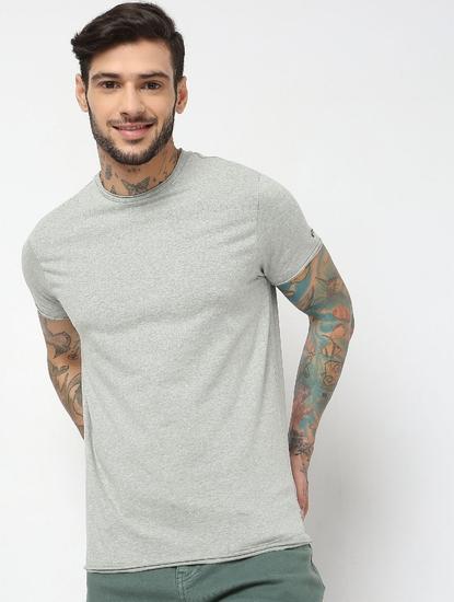 Slim Fit Half Sleeve Solid T-Shirt