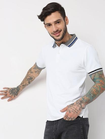 Regular Fit Half Sleeve Solid Polo T-Shirt