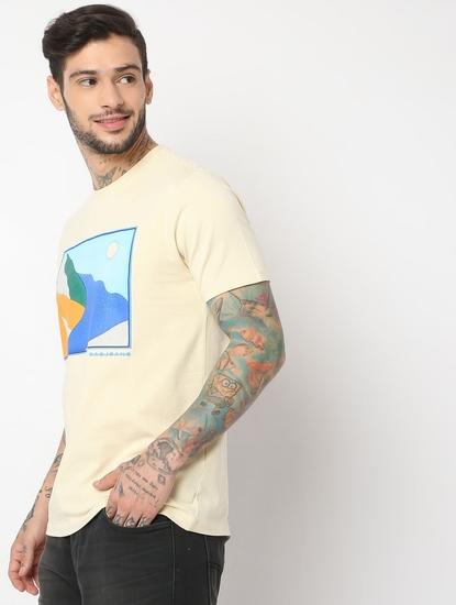 Regular Fit Half Sleeve Printed T-Shirt