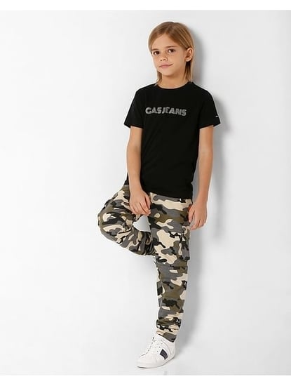 Boy's Archer Jr Camo IN Slim Fit Trackpants