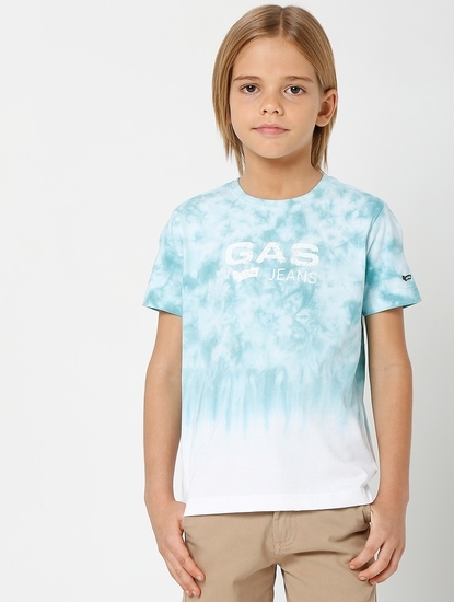 Scuba Marble Tie & Dye Round-Neck T-shirt