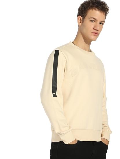 Regular Fit Sweatshirt with Tonal Brand Graphic