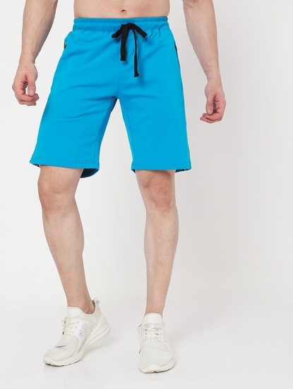 Men's Drawstring Shorts with Contrast Taping