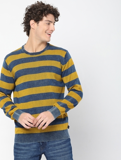 Waldo Striped Slim Fit Pullover