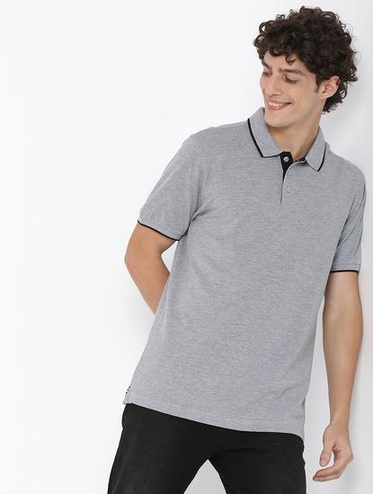 Ralph Tip Heathered Polo T-Shirt