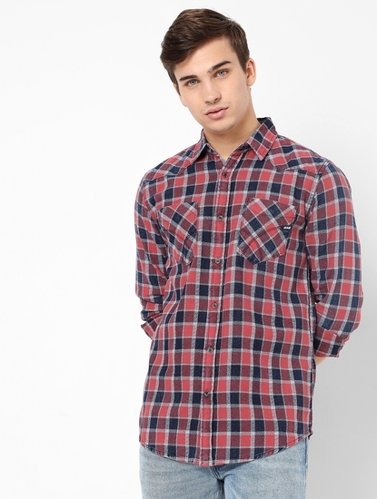 Kant Checked Slim Fit Shirt