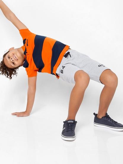 Boy's Heathered Knit Shorts with Insert Pockets