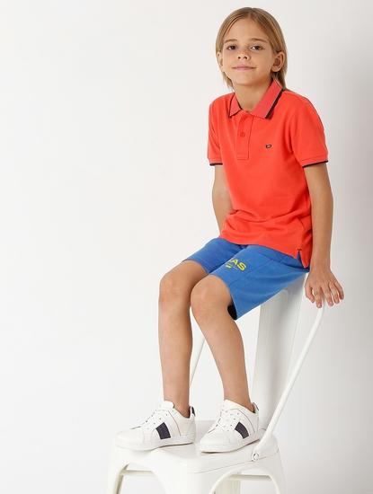 Boy's Heathered Knit Shorts with Insert Pockets