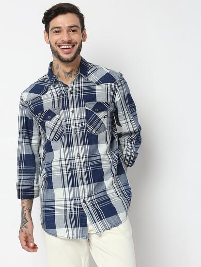 Regular Fit Full Sleeve Checks Shirts