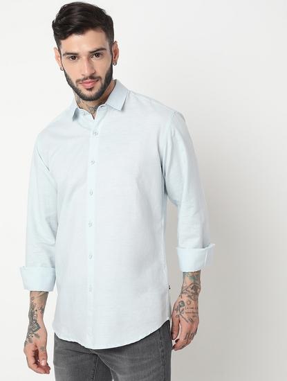 Regular Fit Full Sleeve Solid Shirts