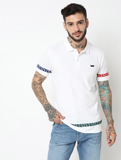 Slim Fit Half Sleeve Solid Polo T-Shirt