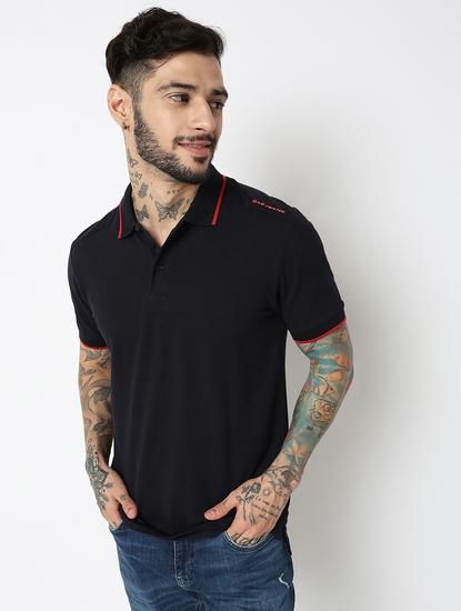 Regular Fit Half Sleeve Solid Polo T-Shirt