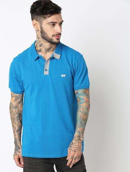 Relaxed Fit Half Sleeve Solid Polo T-Shirt