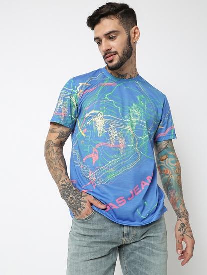 Relaxed Fit Half Sleeve Printed T-Shirt