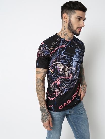 Relaxed Fit Half Sleeve Printed T-Shirt