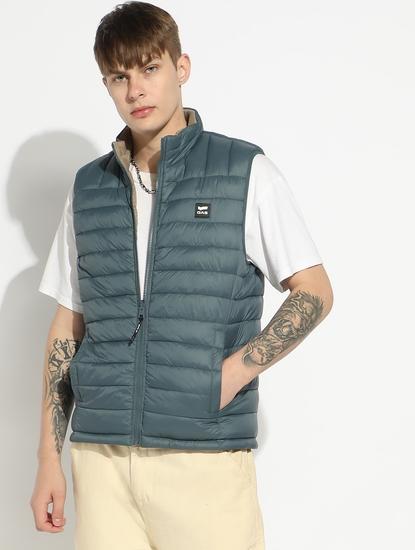 Multi Panelled Sleeveless Jacket/Gillet