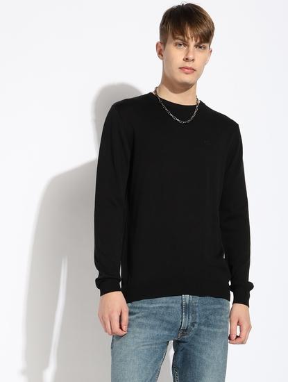 Classic Crew Neck Full Sleeve Solid Sweater