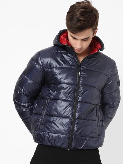 Racker Rev. Quilted Reversible Hooded Jacket