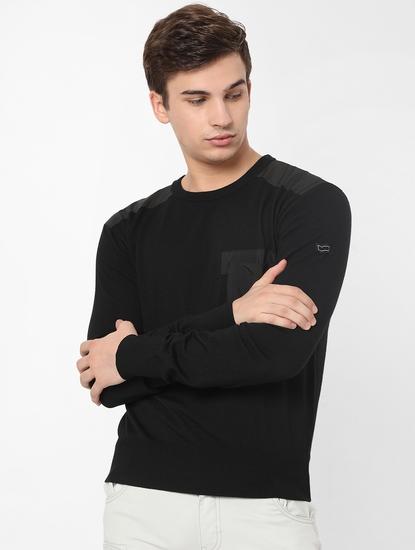 Bran Slim Fit Pullover with Patch Pocket