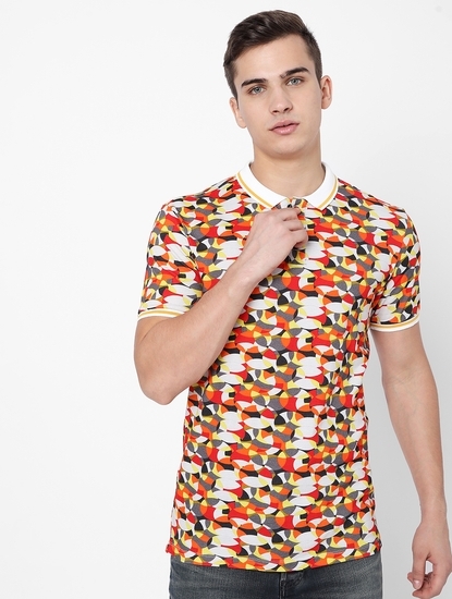 Ralph Printed Slim Fit Polo T-shirt