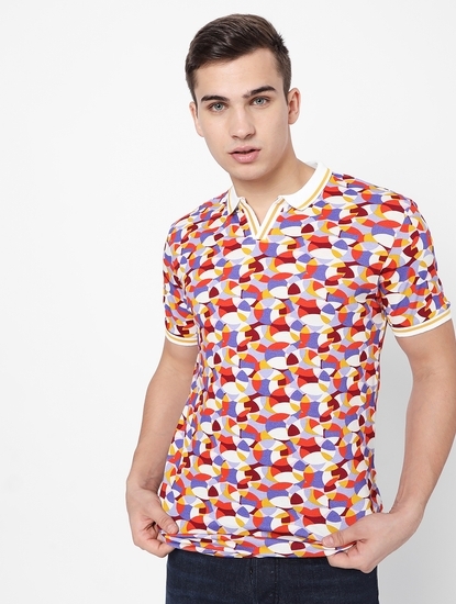 Ralph Printed Slim Fit Polo T-shirt