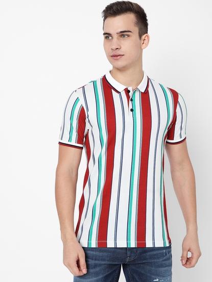 Ralph Striped Slim Fit Polo T-shirt