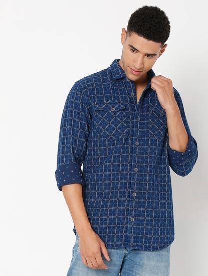 Kant Checked Slim Fit Shirt