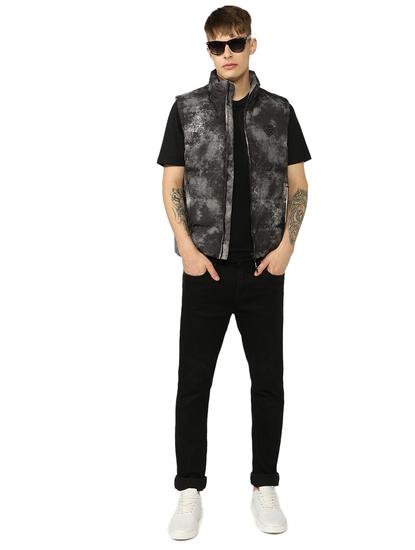 All Over Printed Panelled Gillet