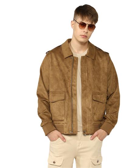 Retro Look Suede Jacket