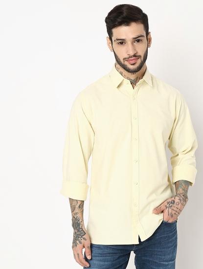 Regular Fit Full Sleeve Solid Shirts