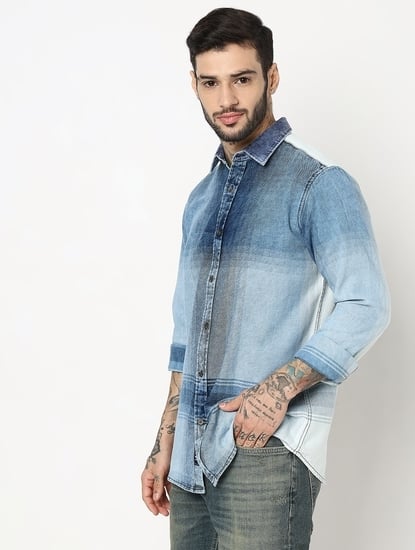 Relaxed Fit Full Sleeve Checks Shirts