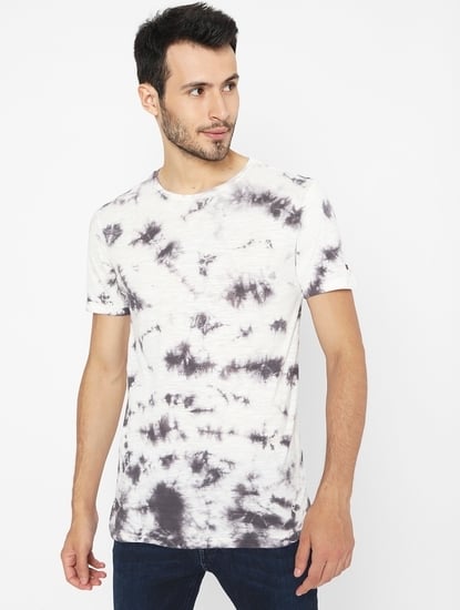 Tie-&-Dye Slim Fit Crew-Neck T-shirt