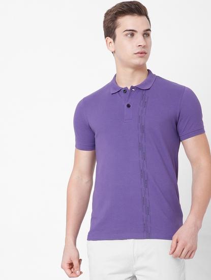 Ralph Vertical Stripe Slim Fit Polo T-shirt