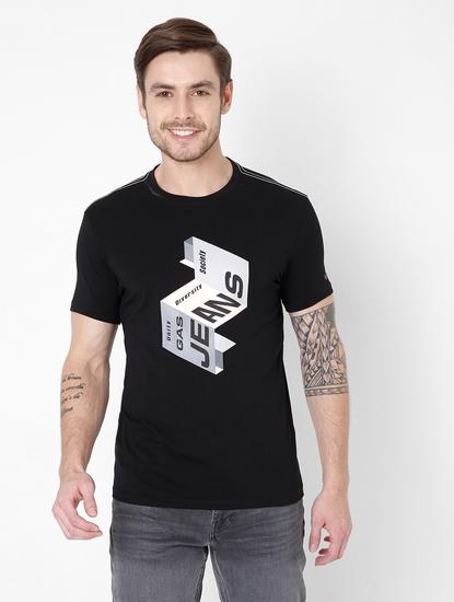 Folded Paper Slim Fit Crew-Neck T-shirt