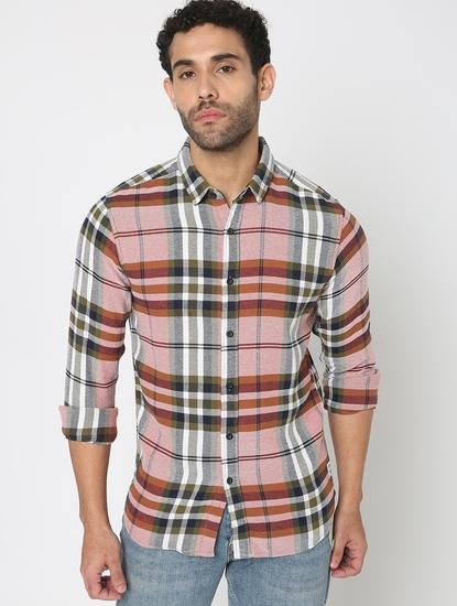 S.DET Plaid Slim Fit Shirt