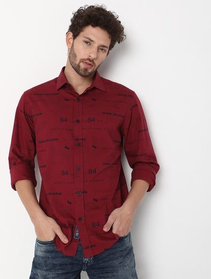 Regular Fit Full Sleeve All Over Printed Cotton Shirts