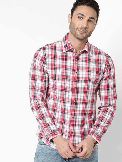 Sir Det Checked Slim Fit Shirt