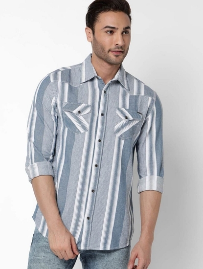 Kant Striped Slim Fit Shirt