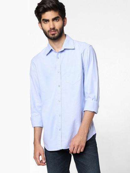 Flix Slim Fit Shirt with Patch Pocket